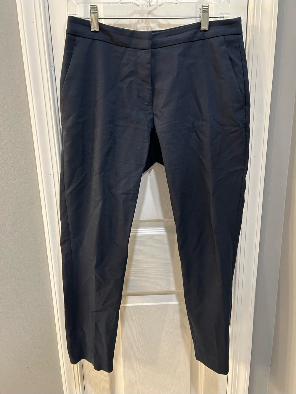 H&M Navy Cropped Ankle Pants